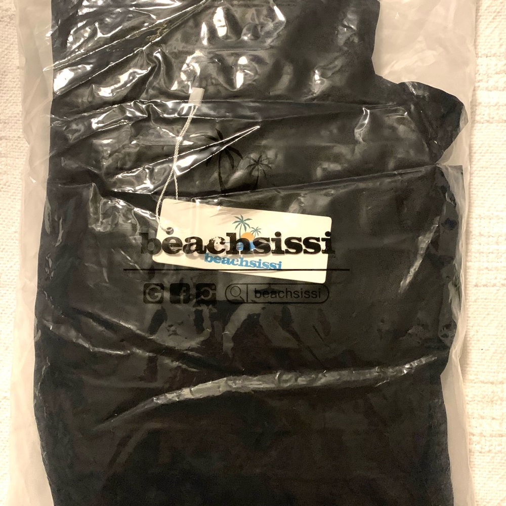 Beach Sissi Black Summer Dress